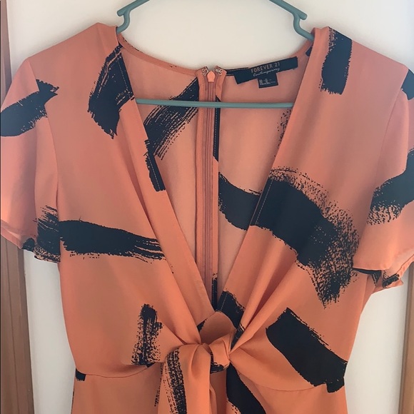 Forever 21 burnt orange mini dress - Picture 2 of 6